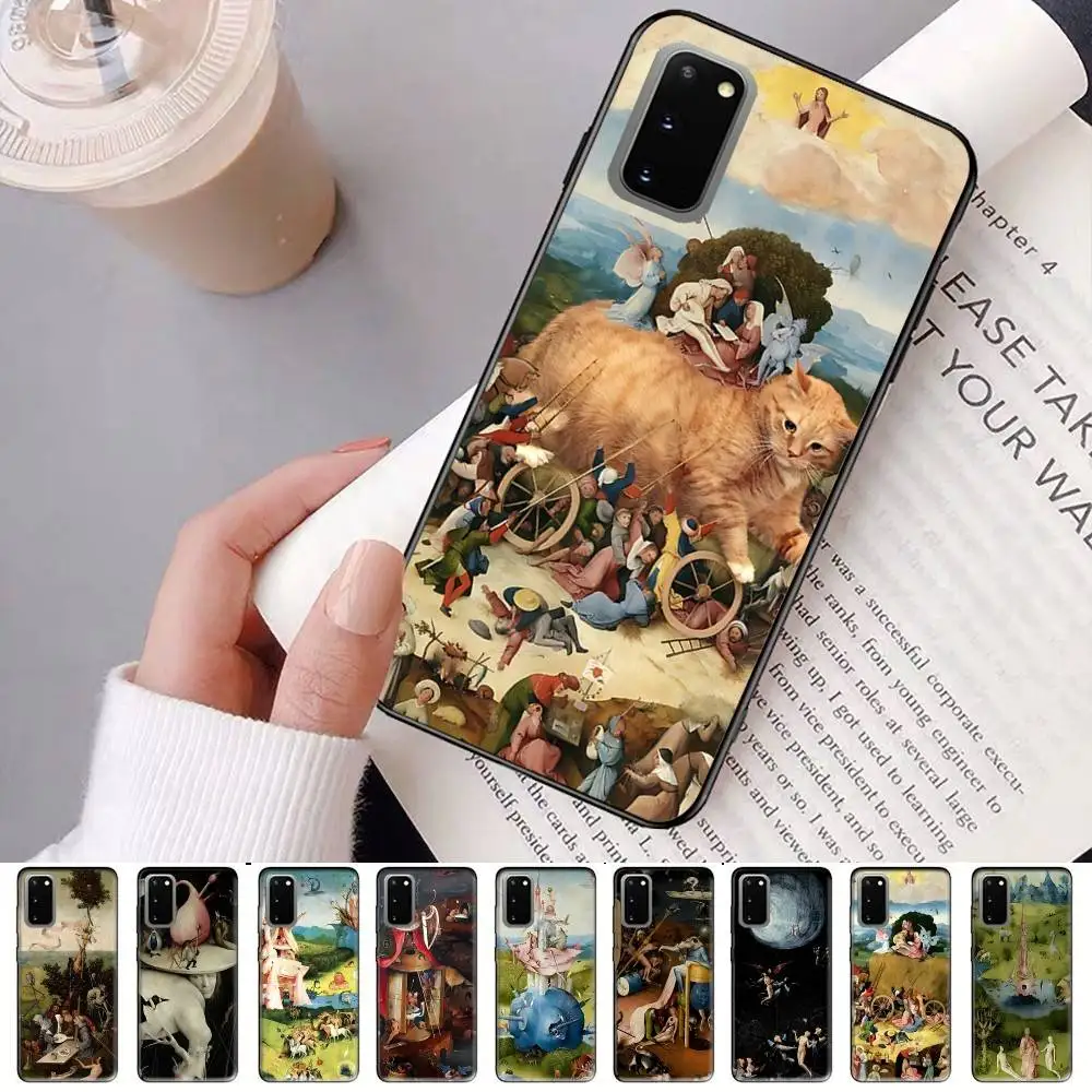 

Hieronymus Bosch Art Painting Phone Case For Samsung S 24 Fe 25 Ultra Plus 20 Lite 21 30 22 23 24 22 Ultra 5G Fundas