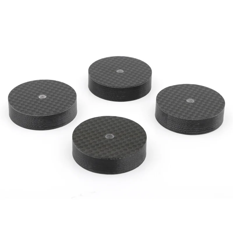 T85C คาร์บอนไฟเบอร์แยกลําโพง 50x10mm Spikes ฐาน Pad ขาตั้งลําโพงฟุต HiFi AMP ลําโพง Pad