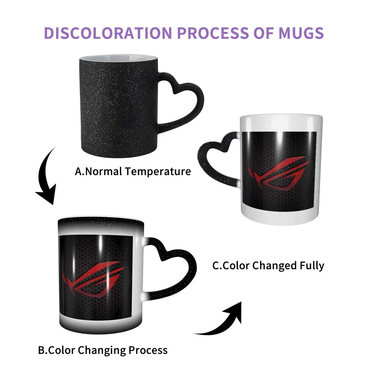 Asus Rog Future Hexagon Mug Funny Ceramic Coffee Cups Tea Mugs Milk Cup Drinkware Gifts for Friends