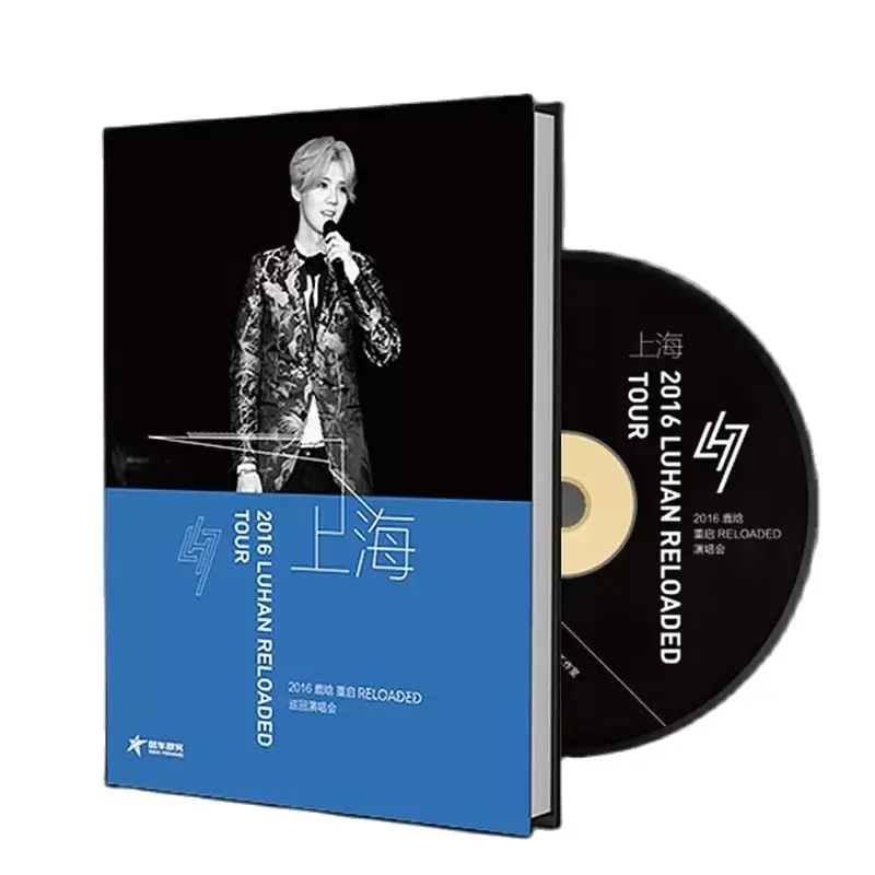 

LUHAN музыкальный DVD перезаряженный 2016 Тур в Шанхае китайский певец поп-музыки Лу Хань DVD диск + почтовые открытки + лирическая книга