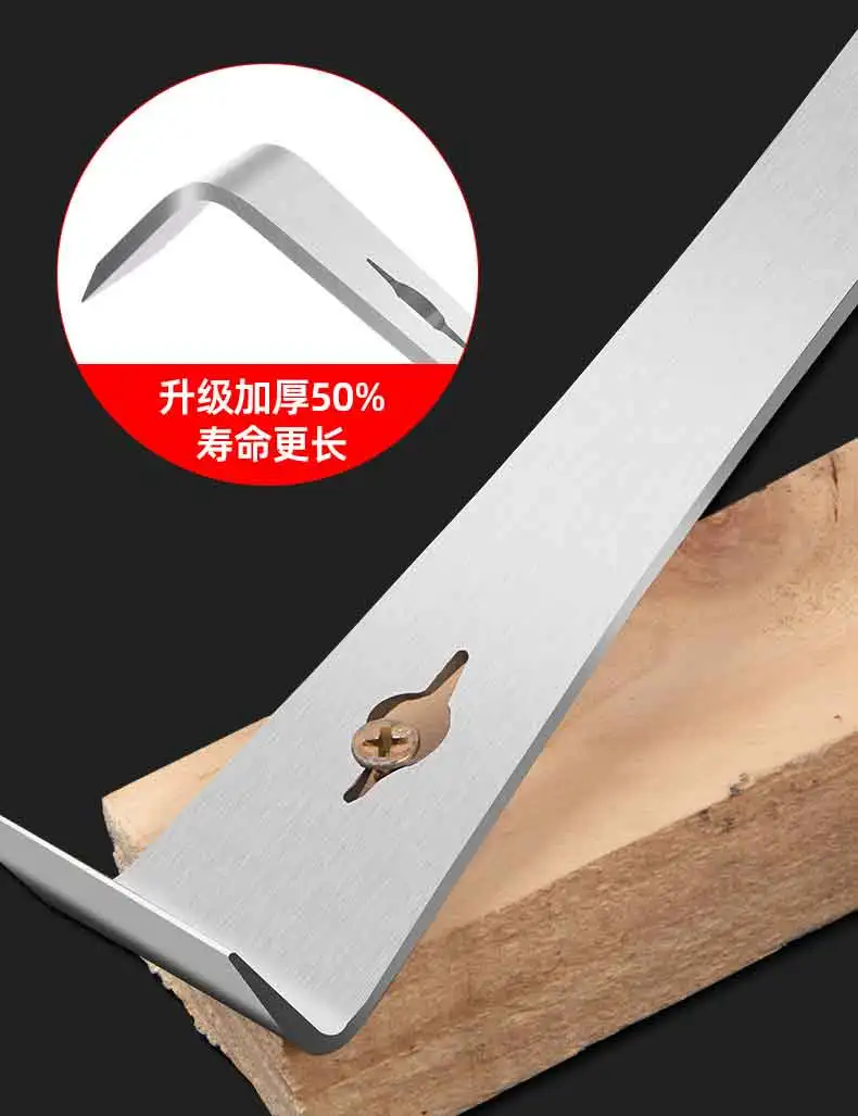 Stainless Steel Pry Bar Wood Door Installer Scraper Installation Flooring Pry Bar Hardware Tools High-performance Utility Tools