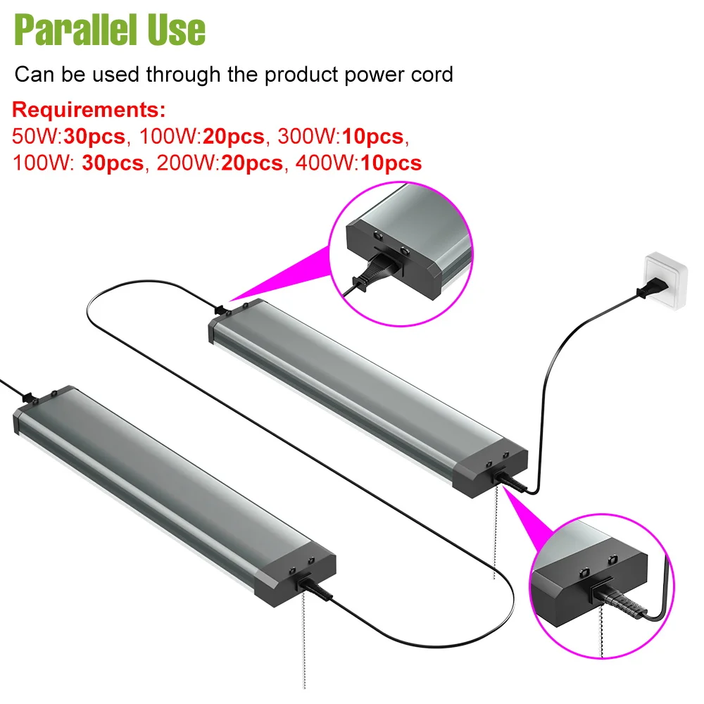 LED Plant Grow Light Full Spectrum Interior Succulent Flowers Hydroponics Growth Box Greenhouse Tent Vegetables Cultivation Lamp