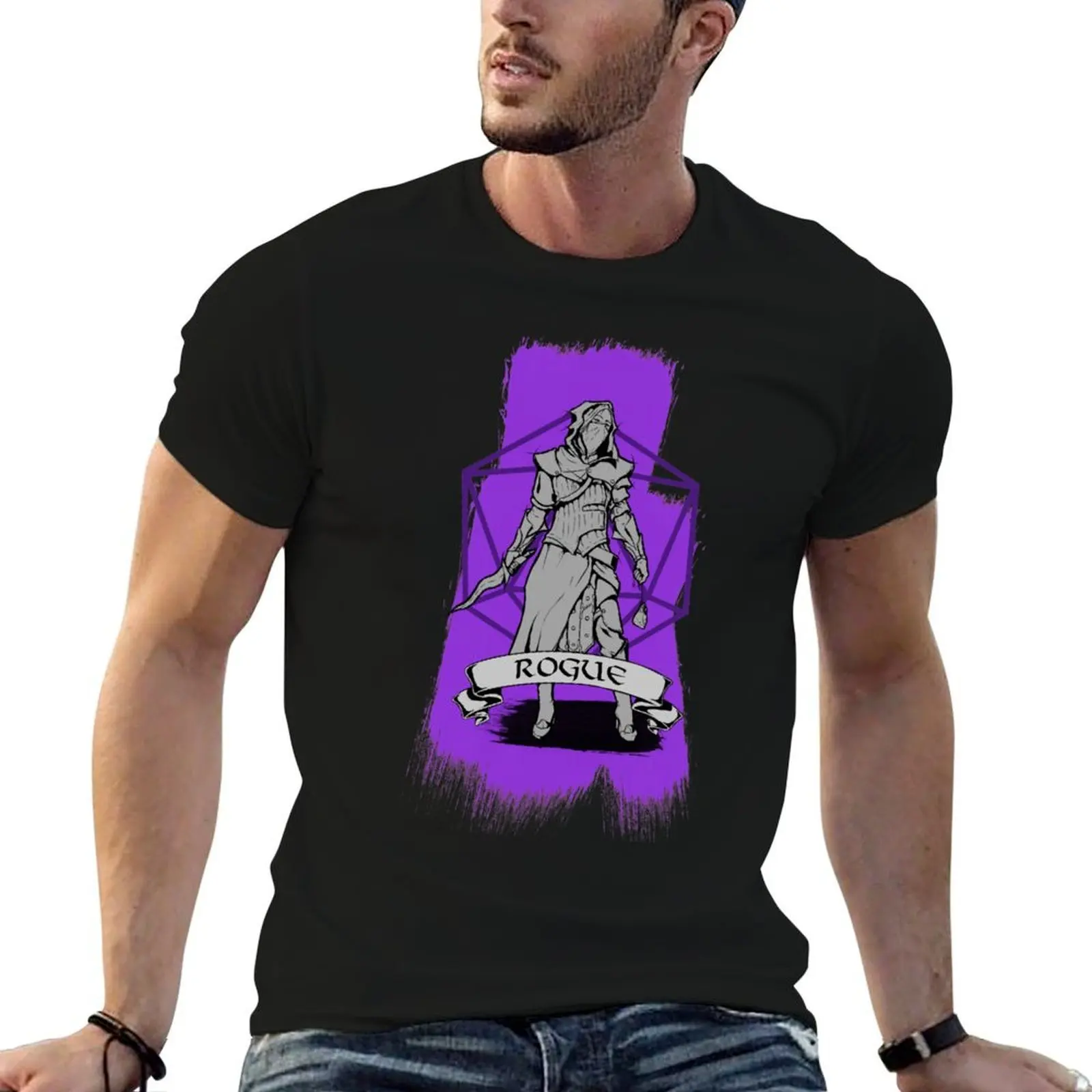 

D&D Class - Rogue T-Shirt t shirt personalised cotton t shirts high quality T-Shirt