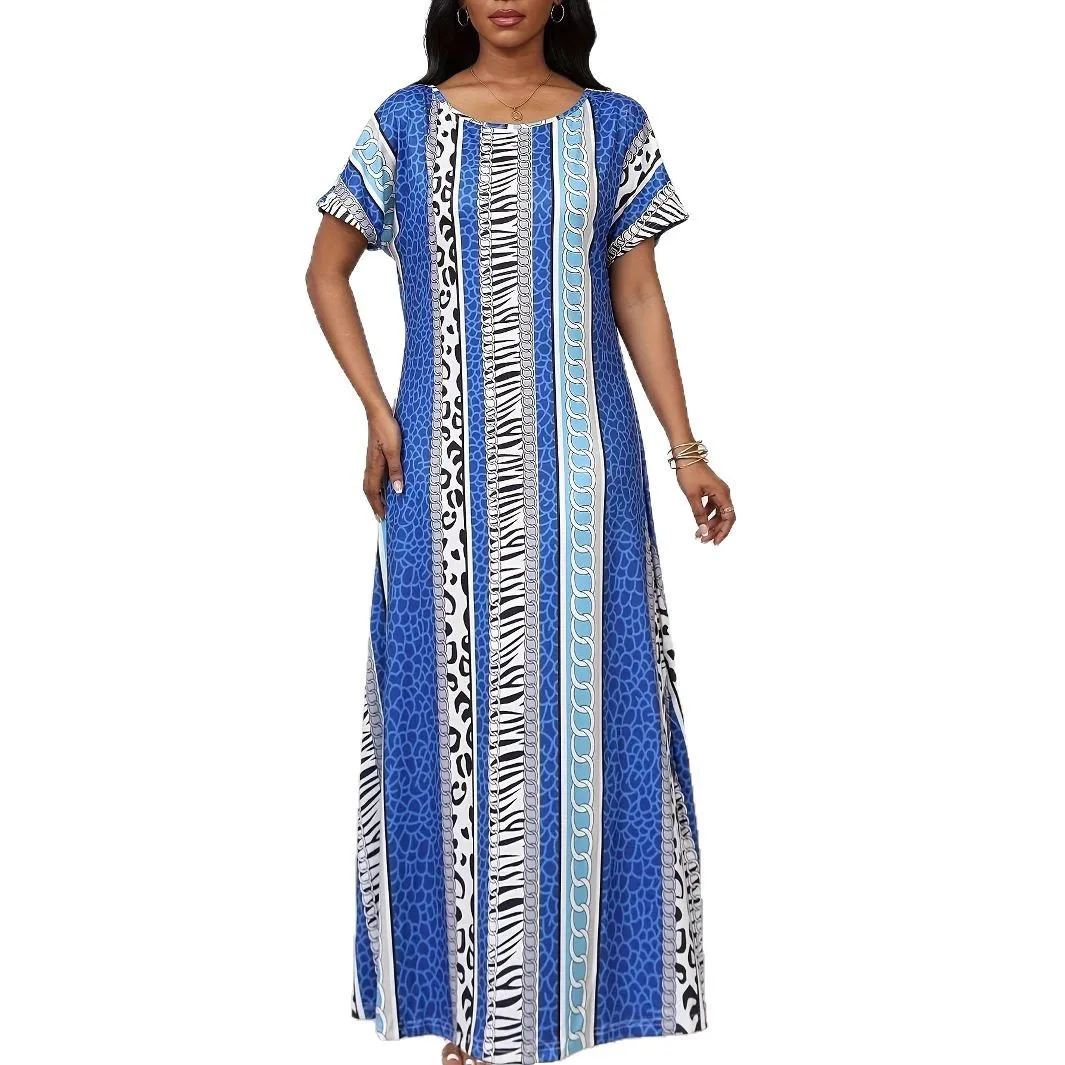 

Новое платье Wish Plus Size с очаровательным принтом и открытыми плечами, 3D/стереоскопический узор, весенне-летнее женское платье