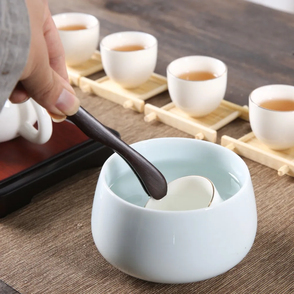 Multifunctional 1PC Reusable Bamboo for Fruit Cake Candy Anti-scalding Food Clip Tea Clip Bread Tongs Salad Tongs