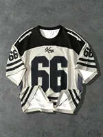 The 2025 summer new men's T-shirt is a casual fashionable sporty breathable soft and comfortable 3D digital print 1