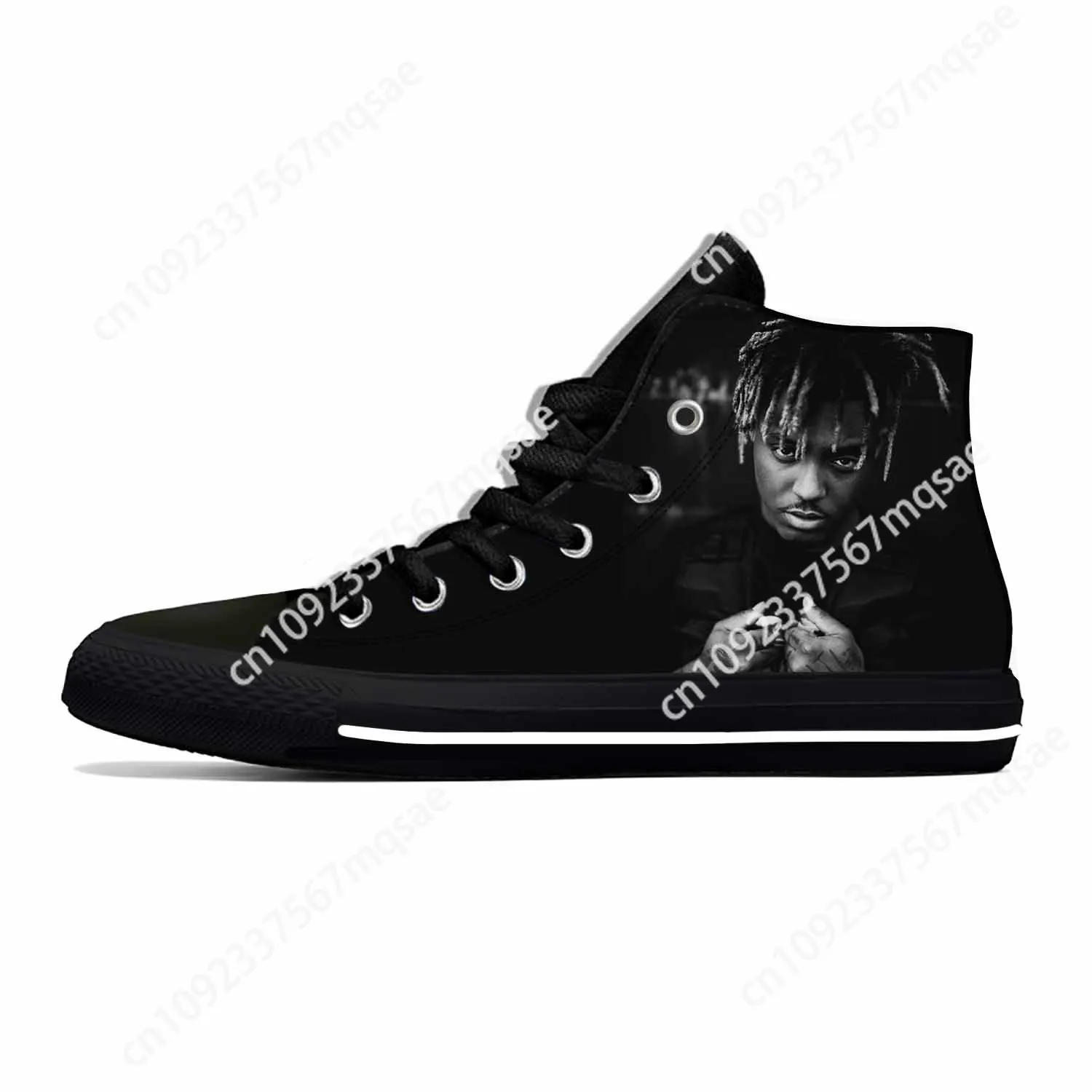 

Juice Wrld 999 Hip Hop Rapper Rap Singer Music Casual Shoes High Top Breathable Men Women Sneakers Lightweight Cool Board Shoes