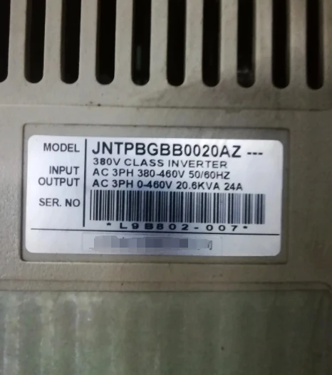 

JNTPBGBB0020AZ-- 380V-15KW inverter , Good Working , In Stock