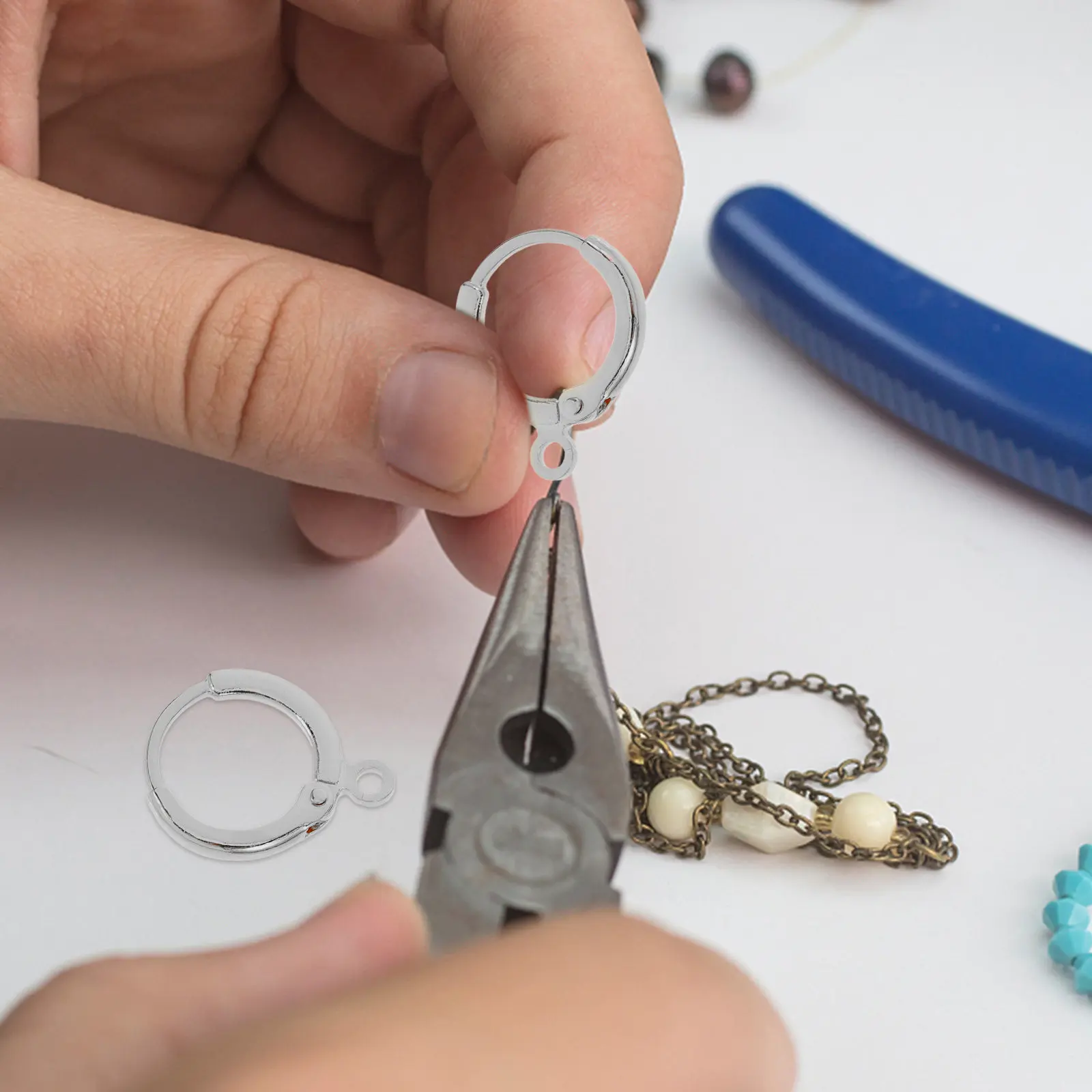 

20Pcs Ear Clip Ear Cuff Jewelry Making Findings Sturdy Replaceable Earring Ornament DIY Female Earring Decoration Fashionable