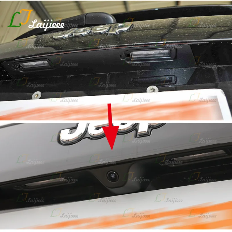 Front Rear View Camera For Jeep Compass MP1 2016~2021 Original Screen / Plug and Play HD Night Vision Backup Parking Camera Kit