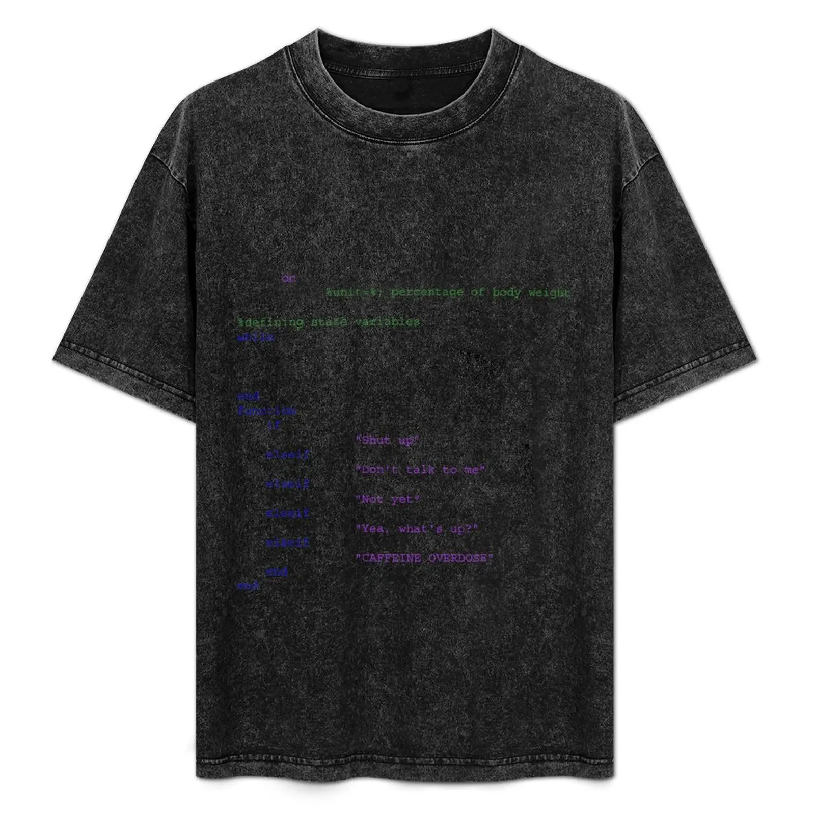 

Matlab engineer coffee T-Shirt Trendy Print Short Sleeve T-Shirt