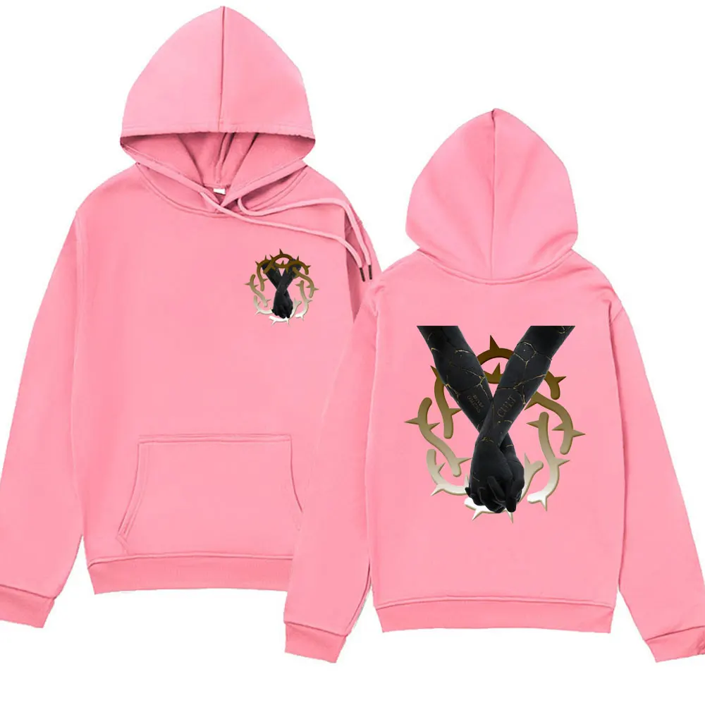 Rock Band Bad Omens Finding God Before God Finds Me Music Album Printed Hoodie Men Women Winter Sweatshirt Oversized Pullover