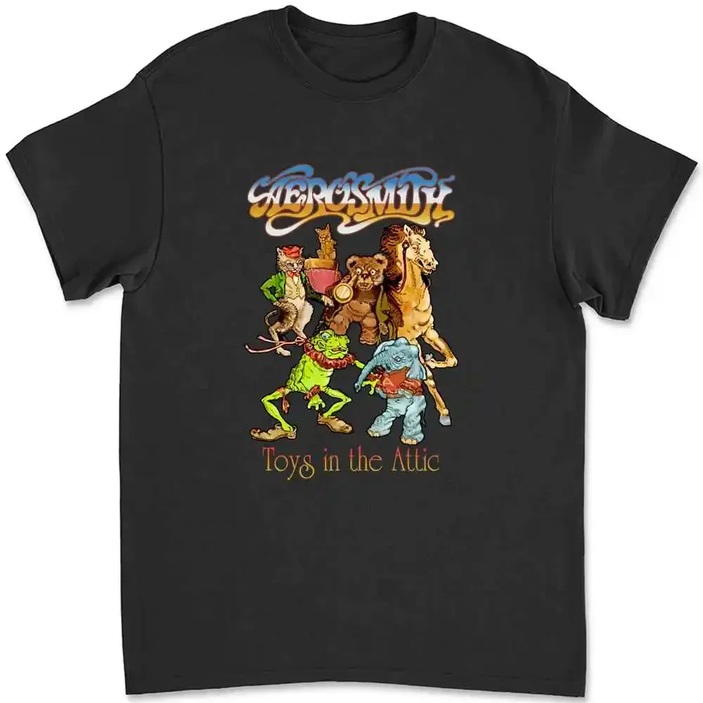 Aerosmith Toys In The Sotic - Camiseta de algodón con banda icónica, Tyler Perry 027X