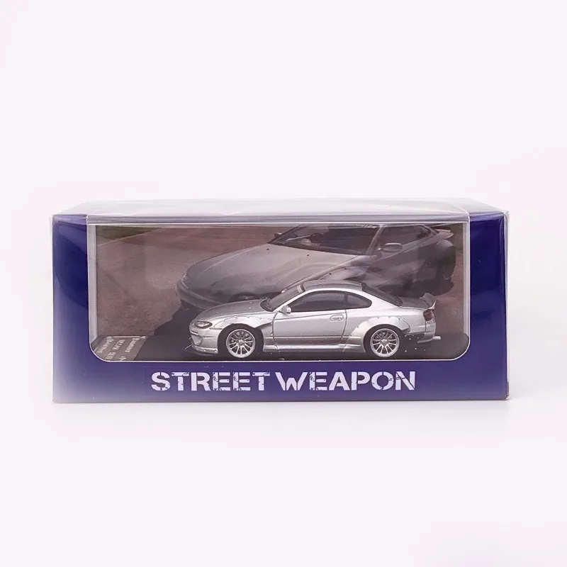 

SW 1:64 модель спортивного автомобиля на колесах Nissan Rocket Rabbit S15, для подростков, для игр с, для взрослых, для украшения, в подарок для мальчиков.