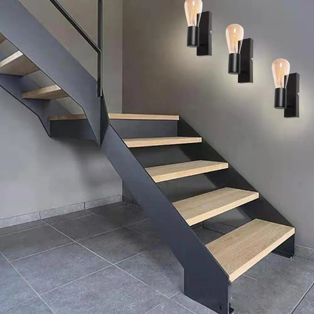 

Ретро-настенный светильник из прочного железа, простой дизайн, настенный светильник для гостиной, спальни, бара, кофейни, декоративное освещение