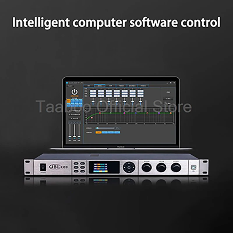 5.1 Sound Processor 20 Effects Processing Amplifier Digital HiFi Audio Bluetooth/Optical/AUX For Karaoke Home Theater DJ Studio