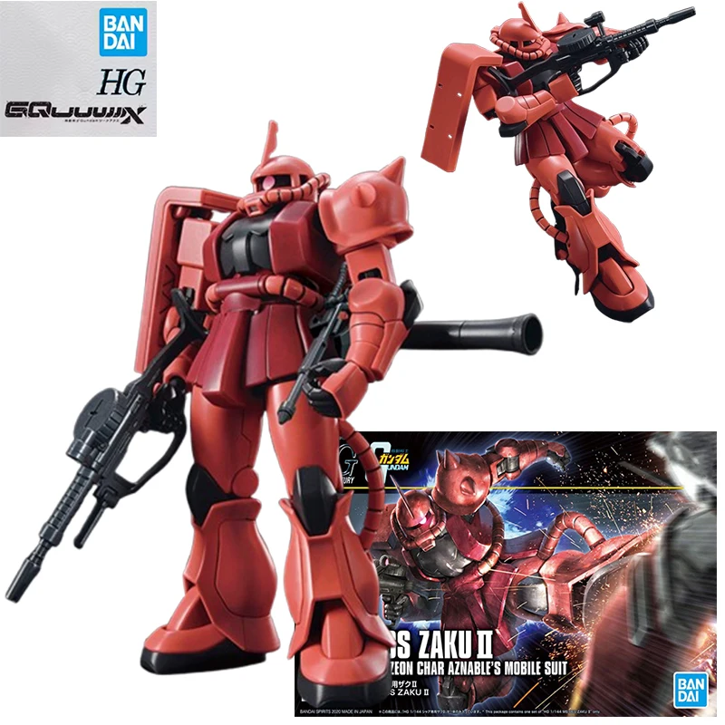 

Bandai натуральная HG MS-06S ZAKU II ПРИНЦИПЛИЧЕСТВЕННЫЙ МОБИЛЬНЫЙ КОСТЮМ Gundam Аниме Фигурка Сборка Модель Игрушки Подарок