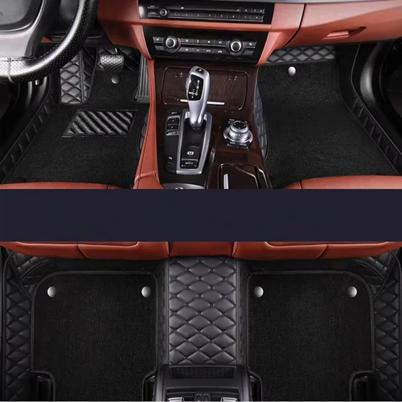 Custom special car floor mats for Volkswagen ID.7 2026-2024 waterproof Rugs Good quality double layers carpets for ID7 2025