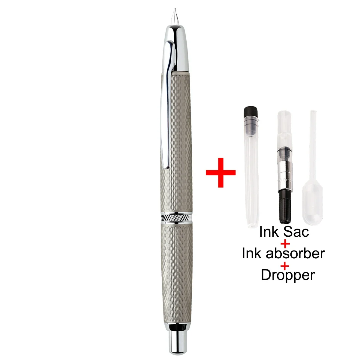

New Majohn 1A Press Fountain Pen Retractable EF Nib Fish Scale Pen for Writing Business School Office Supplies Pens with Convert