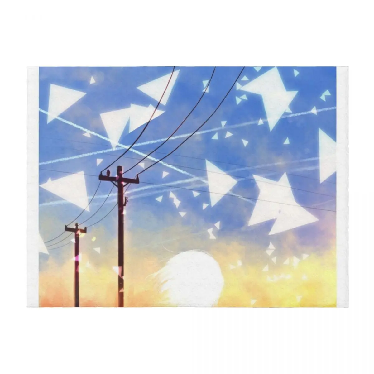 

Sleepwalking Throw Blanket For Decorative Sofa Weighted Bed cosplay anime Blankets