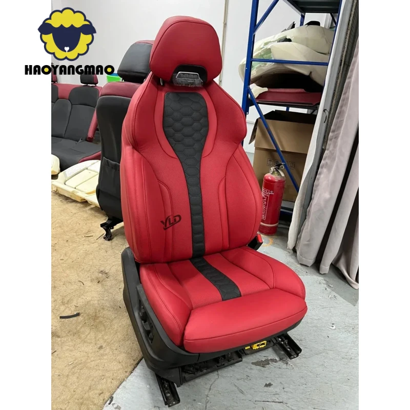 For B MW F30 F80 F10 M3 M5 X3 Upgrade Car Interior Accessories Sport Racing Bucket Seats Customize Leather Cover and Sponge Seat