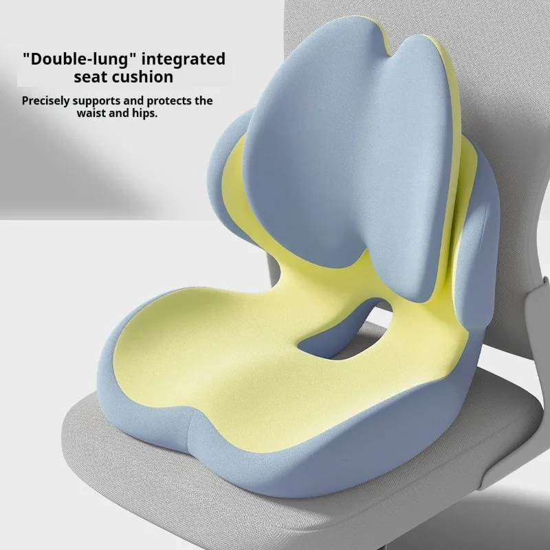 

L-Shaped Integrated Memory Foam Orthopedic Cushion Comfort Ergonomic Design Back Coccyx Pillow Car Seat Office Chair Pain Relief