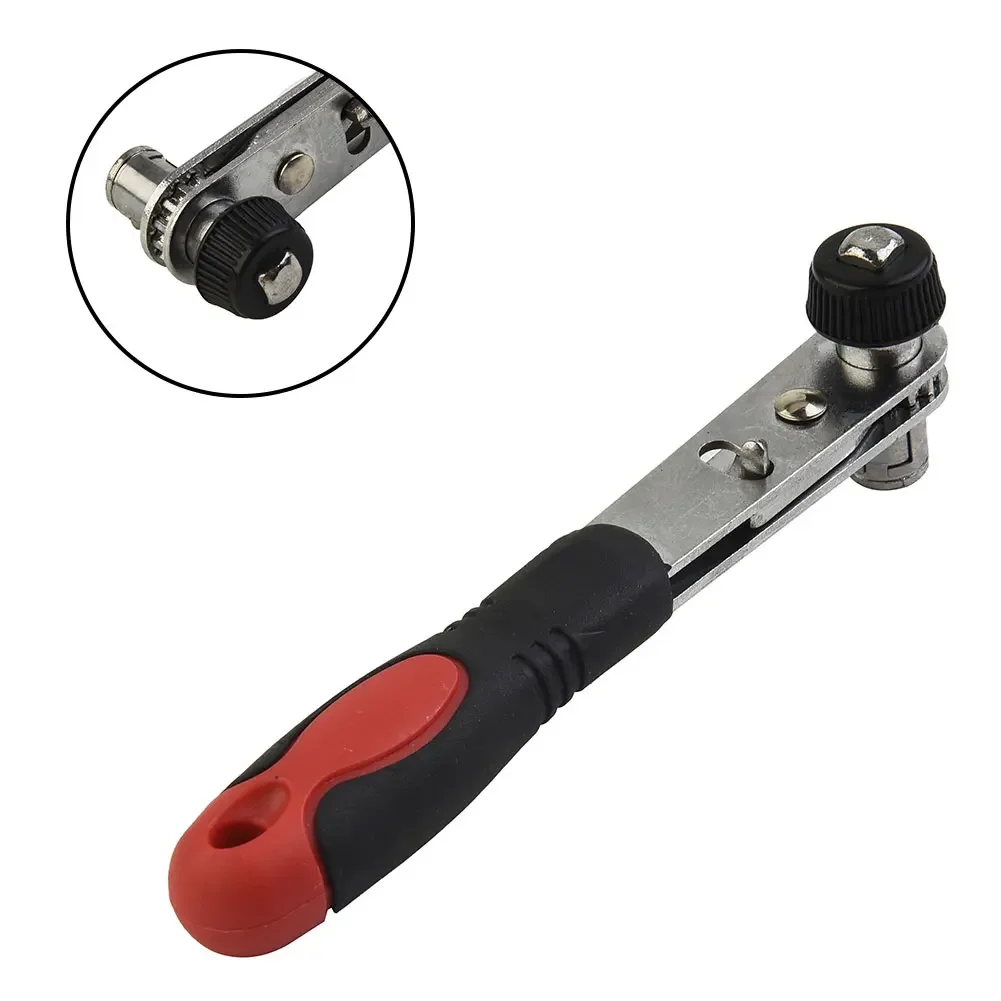 Mini Quick Socket Wrench Tool, Compact And , Must Have For Any Project, Compatible With 1/4 Square Head And 1/4 Hexagonal Socket