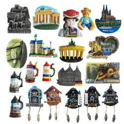 Europe Germany 3D Fridge Magnet Tourist Souvenirs Refrigerator Magnetic Stickers Travel collection Gift