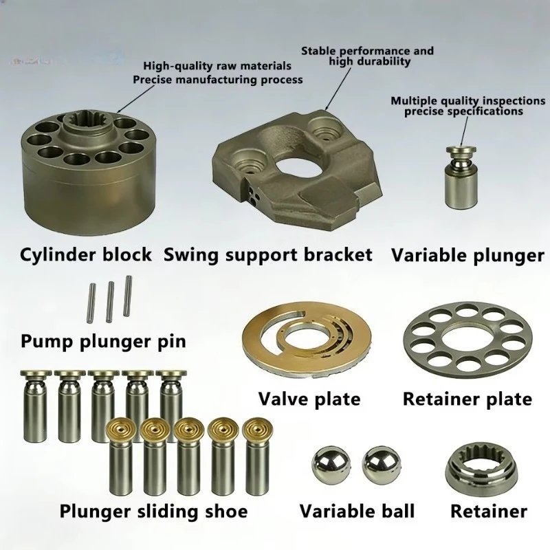 Newly-made Original Factory 708-3S-00961 Hydraulic Pump Assembly of Excavator PC57-7 PC56-8 PC56-7 Hydraulic Mechanical Parts