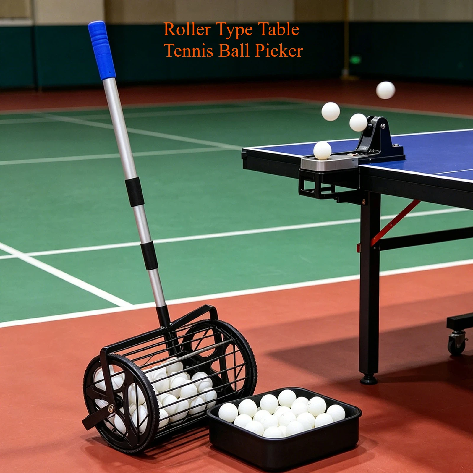 roller-type-table-tennis-ball-pickercollecte-net-basket-ping-pong-ball-collectortable-tennis-ball-collecting-net-basket-picker