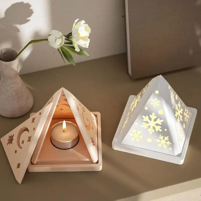 Perfect Silicone Ornament Mold For DIY Resin Pyramid Holder Creations