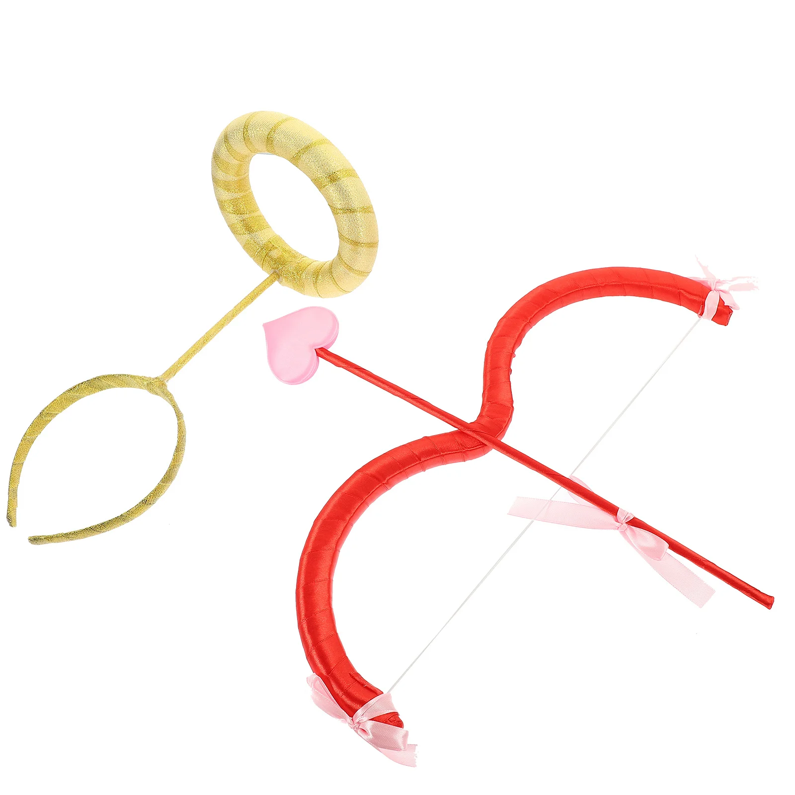 

1 set 1 Set Cupid Bow Arrow Headband Costume Prop Valentine Cosplay Party Supplies Decor Accessory Foam Photo Props Lightweight