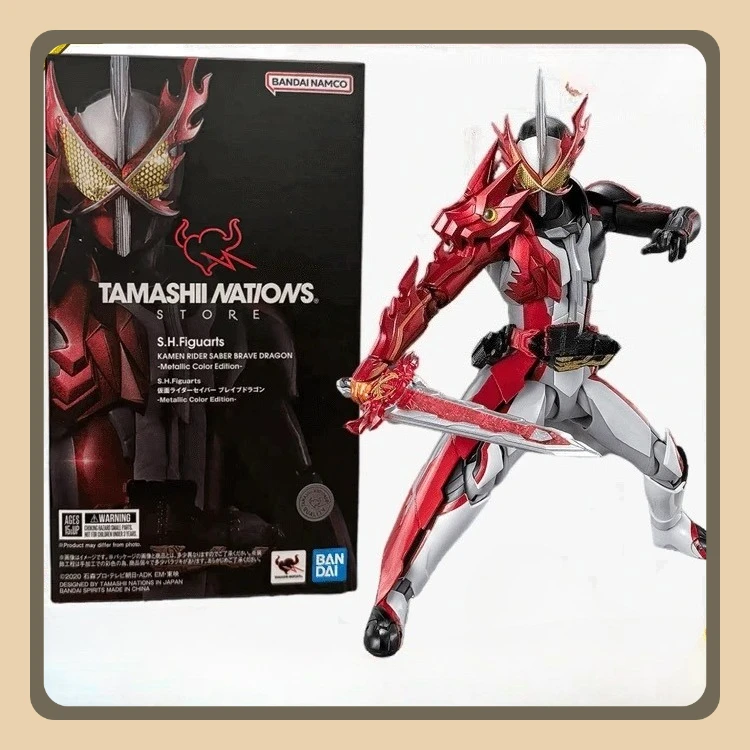 

【in stock】Bandai Japanese version SHF TNT limited Kamen Rider Saber, the Blades of the Brave Dragon metallic color scheme