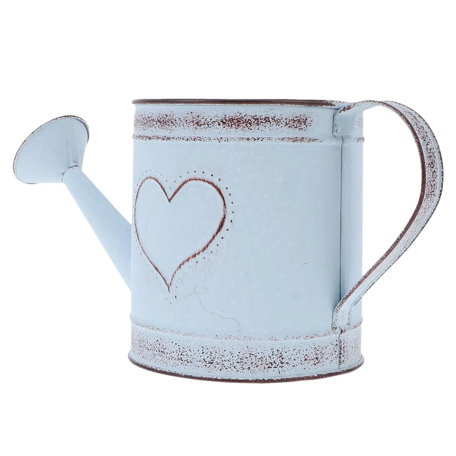 

Indoor Plant Watering Can Layout Iron Vase Flower Pot for Photo Vintage Model Travel