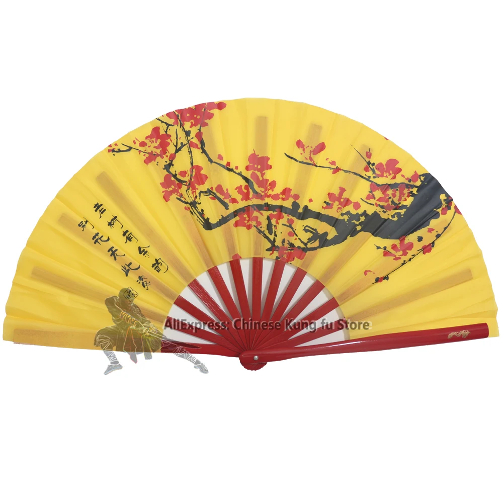 High Quality Bamboo Tai chi Fans Chinese Kung fu Fan Dancing Wushu Martial arts Fans Durable