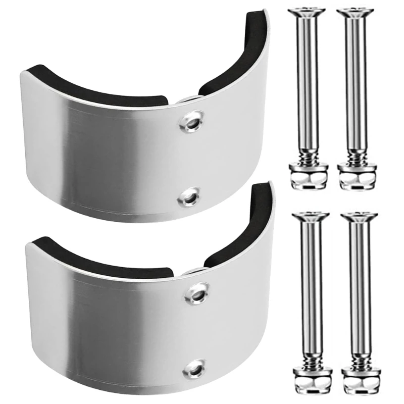 

J2HB 2Pcs Bend Plates Aluminum Alloy Curved Plate Stilts Accessories Kits