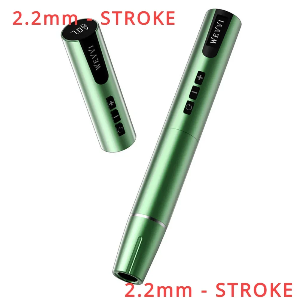 2.2mm stroke New Dual Battery Power Supply Tattoo Machine 800mah Large Capacity Ultra-Long Life Battery Tattoo Motor Pen