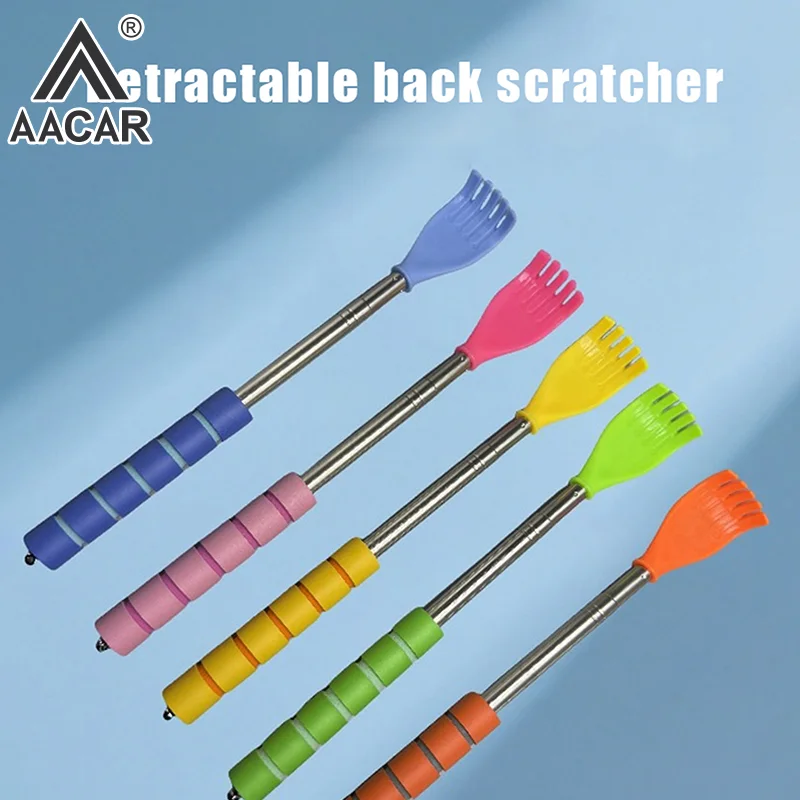 

1Pcs Telescopic Back Scratcher Portable Extendable Back Scratchers Men Women Hand Massage Tool Massage Claw Massage Tools