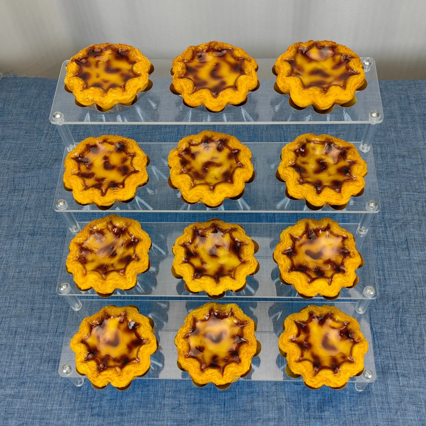 

Artificial Portuguese Egg Tart Egg Tart Fake Food Model Bakery Shop Simulation Window Display Photography Props Decoration