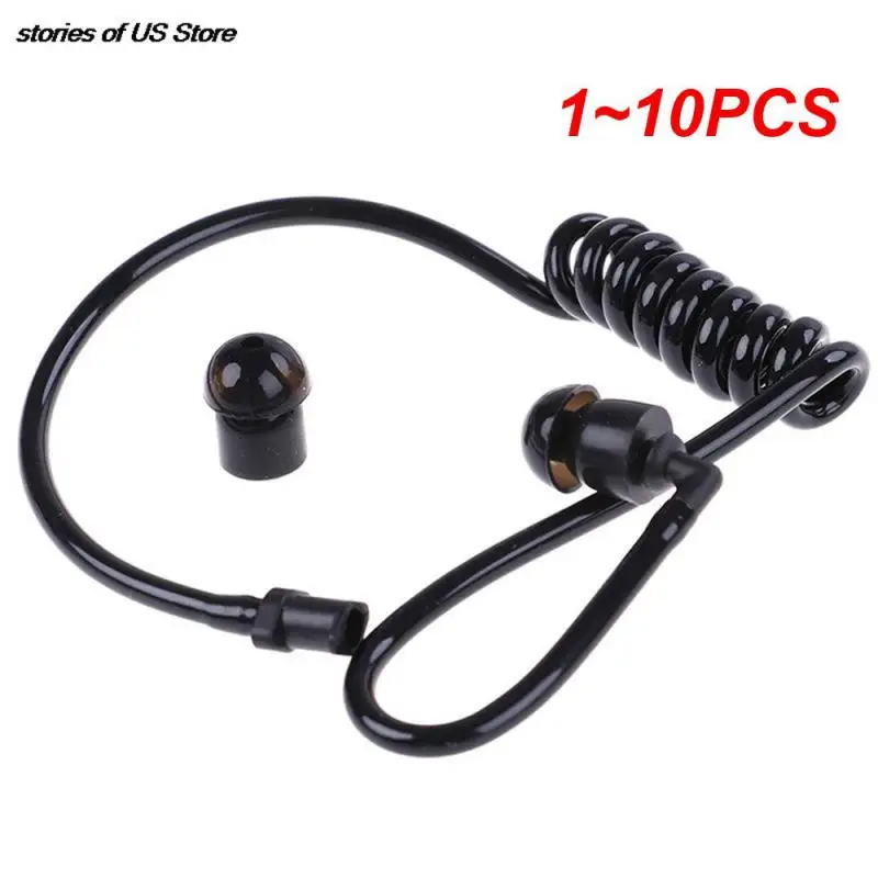 

1~10PCS Acoustic Air Tube Convenient Easy To Install High Quality Comfortable Clear Voice Intercom Headset Coil Replacement