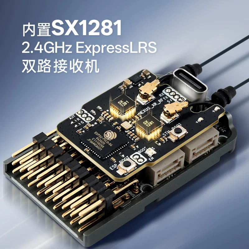 RadioMaster Nexus-XR Helicopter Gyroscope Built-in 2.4GHz ExpressLRS Receiver