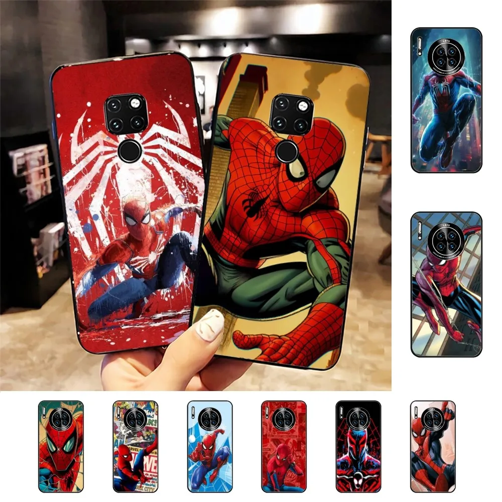 Cartoon M-Marvel S-Spidermans Phone Case For Huawei Mate 10 20 30 40 50 lite pro Nova 3 3i 5 6 SE 7 pro 7SE