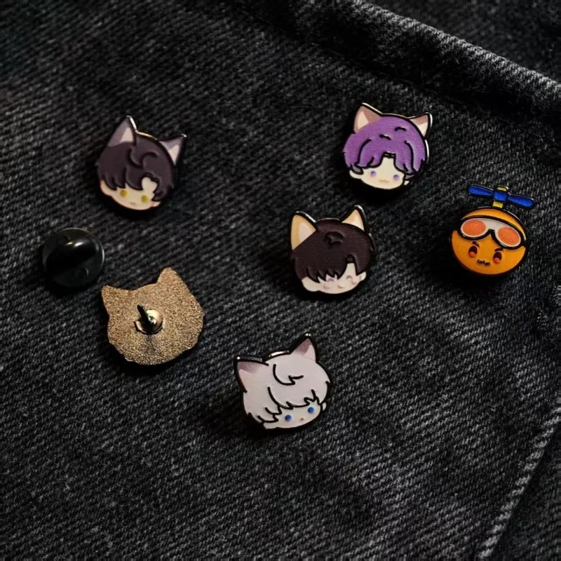 

Premium Love Deepspace Zayne Rafayel Sylus Xavier Caleb Miaowu Dangjia Mini Metal Badges Enamel Pins Collectible Gifts Otome Fan