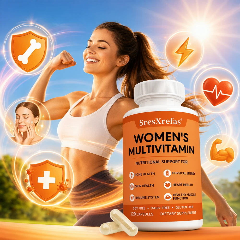 Women's Multivitamin Capsules Contain A Perfect Blend of Biotin, Calcium and Zinc To Support Immune Function and Energy
