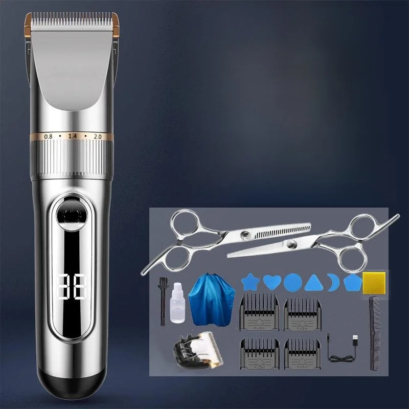 hair-clipper-self-haircut-waterproof-body-washable-ceramic-blade-beard-trimmer-portable-grooming-kit-for-travel
