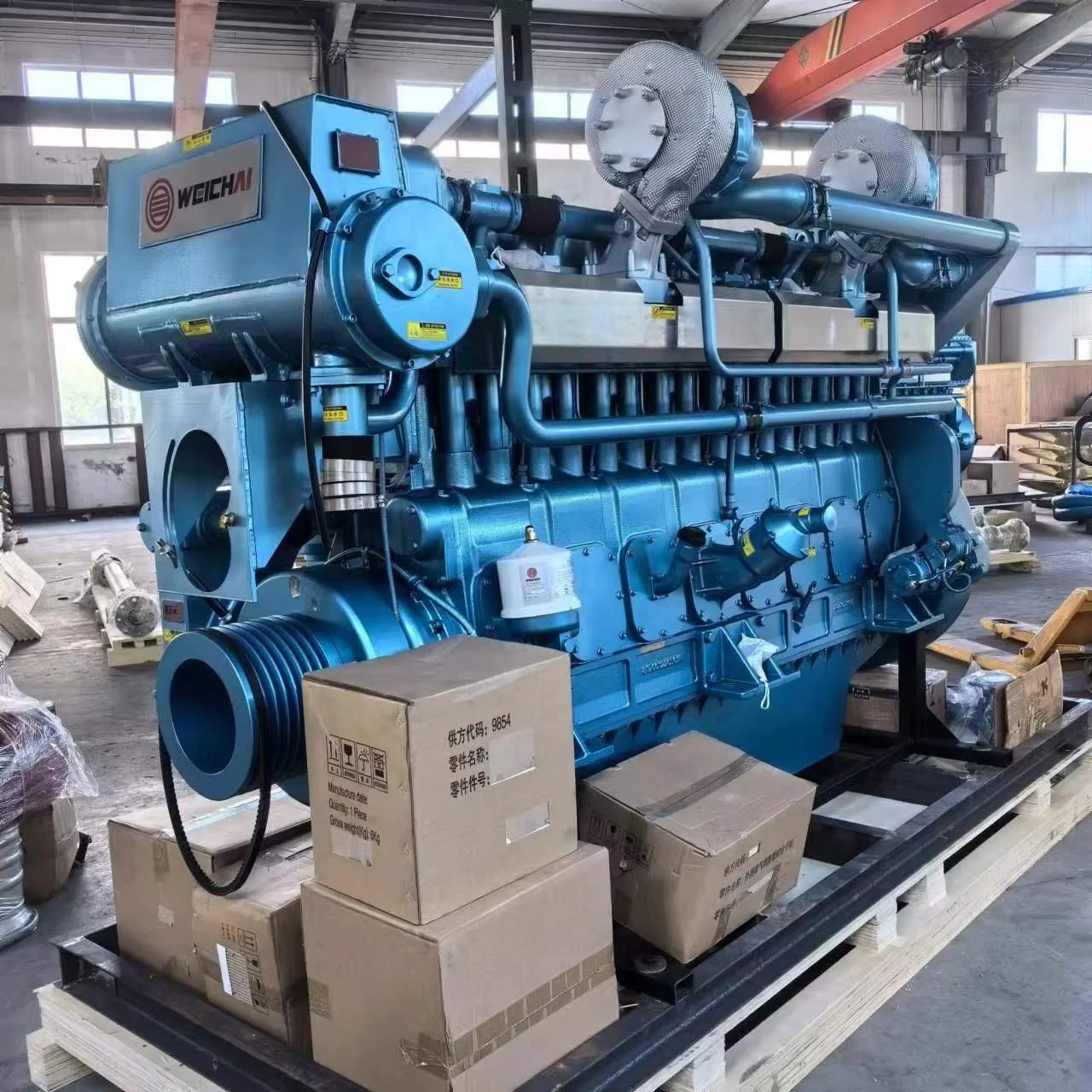 محرك بحري 8170ZC محرك بحري 820 حصان محرك بحري داخلي مع علبة تروس