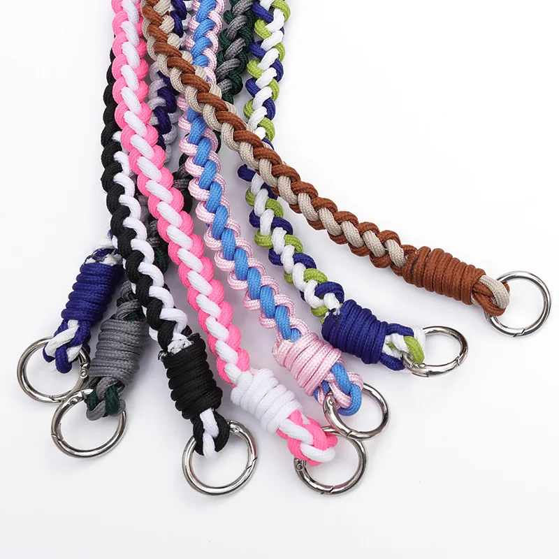 Colorful Handmade Phone Strap Adjustable Cell Phone Case Key Camera ID Student Card Loss Prevention Neck Lanyard Camera Strap