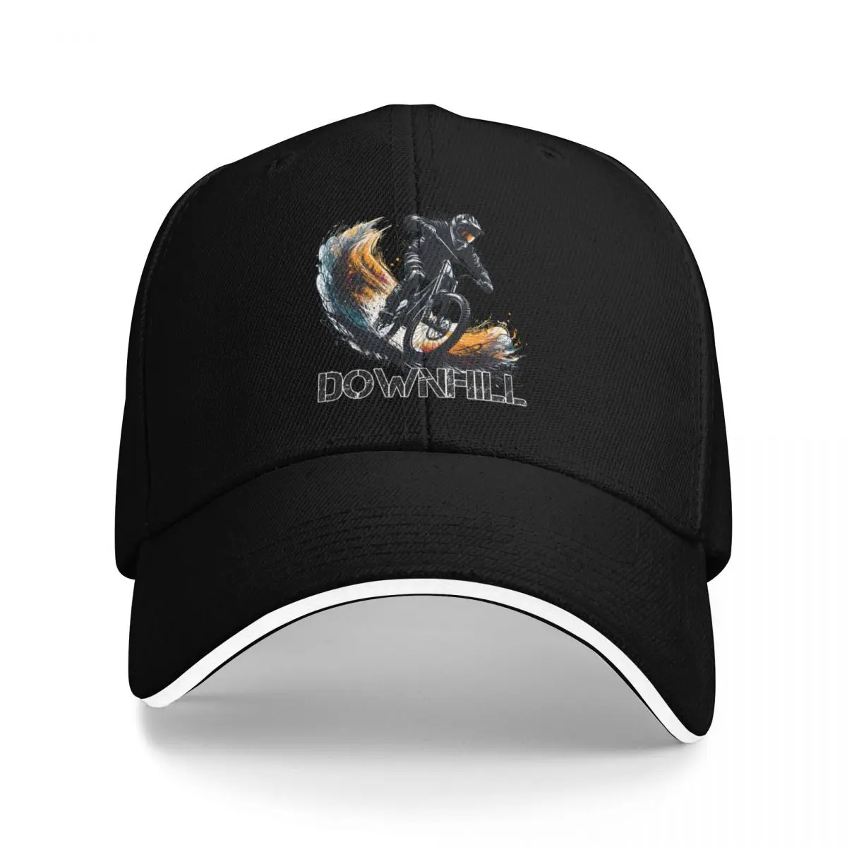 

Downhill Down Hill MTB Mountain Biking Gift Baseball Cap sun hat designer cap funny hat hard hat Men's Hats Women's