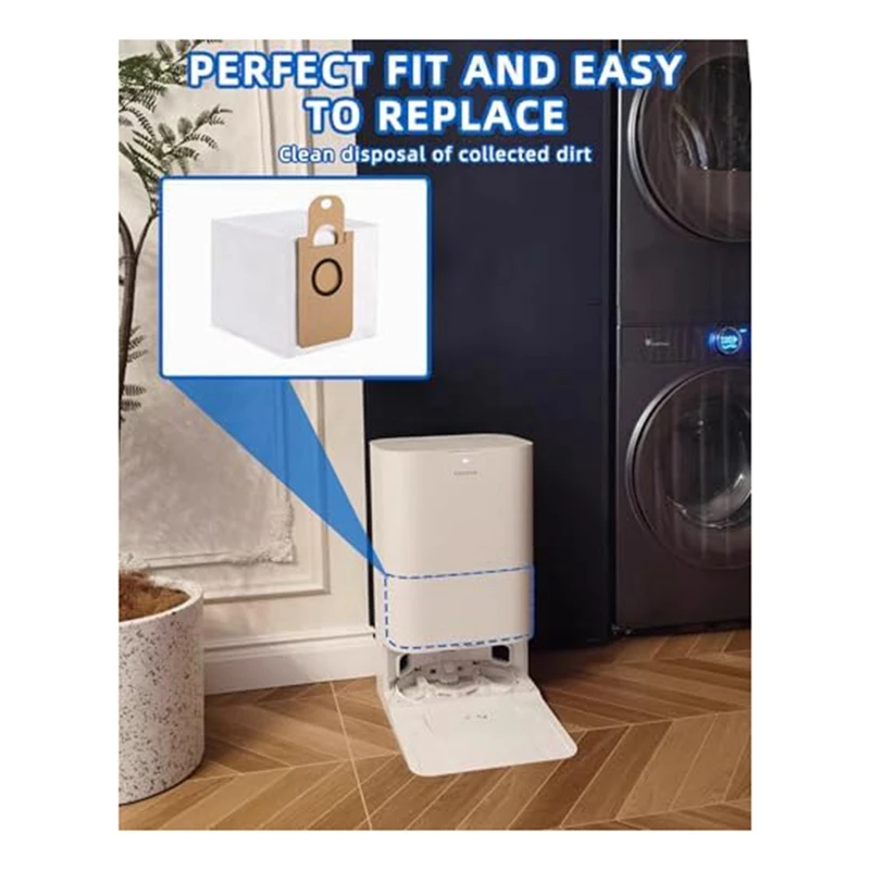 Accesorios para bolsas de polvo para Dreame L10S Ultra/L20 Ultra/L10 Ultra/Xiaomi X10 +, estación de limpieza para aspiradora