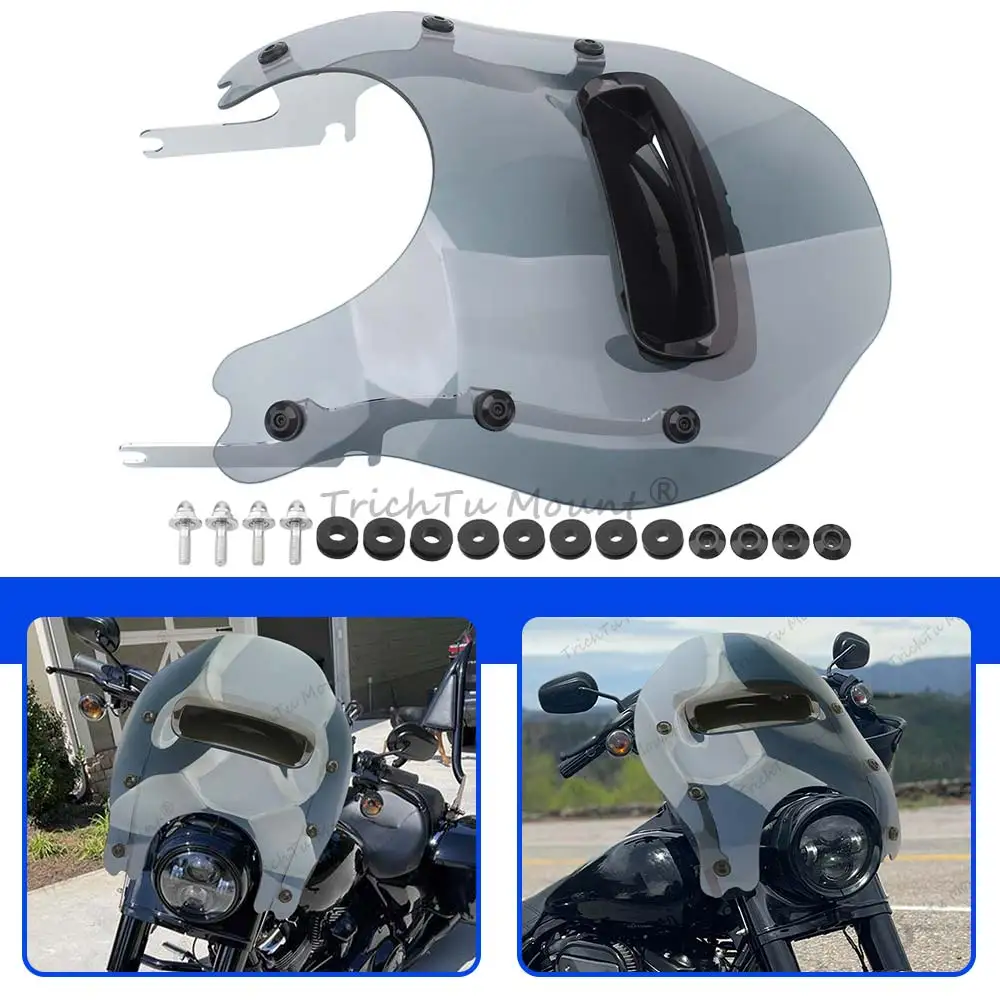 

Дымчатые ветровики и дефлекторы для мотоциклов Harley Road King Classic Special FLHR FLHRC FLHRXS 1994-2025